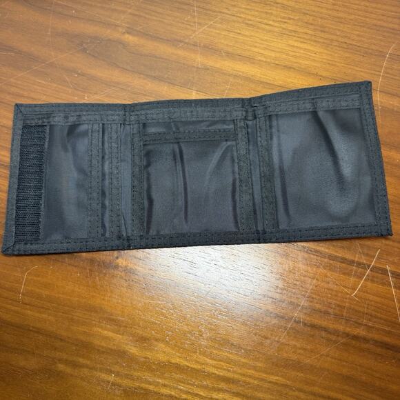 POKEMON PIKACHU Yellow Black Nylon Trifold Wallet - Picture 2 of 4